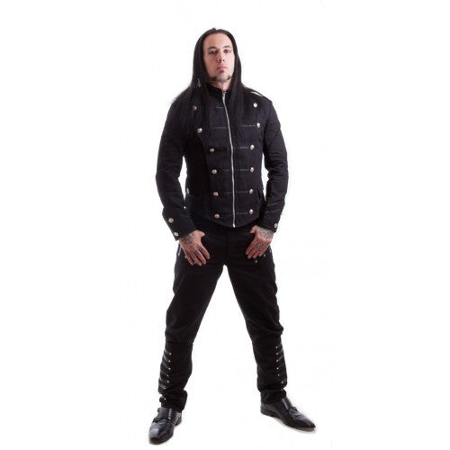 Odin Black Military Jacket