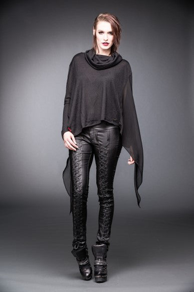 Gothic Cowl Neck Poncho